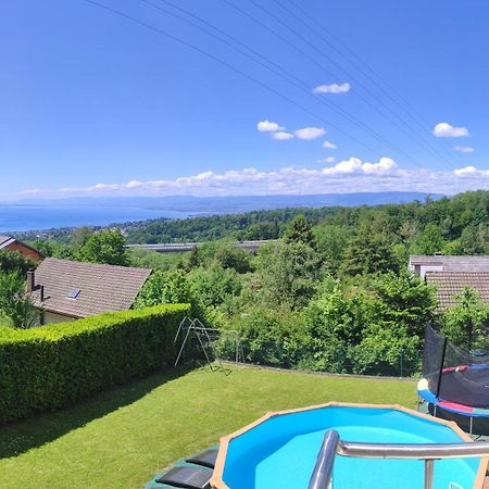 Joli Studio Avec Terrasse Et Vue Exclusivement Pour Non Fumeurs ベルモン＝シュル＝ローザンヌ エクステリア 写真