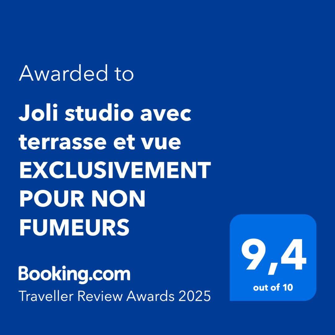 Joli Studio Avec Terrasse Et Vue Exclusivement Pour Non Fumeurs ベルモン＝シュル＝ローザンヌ エクステリア 写真